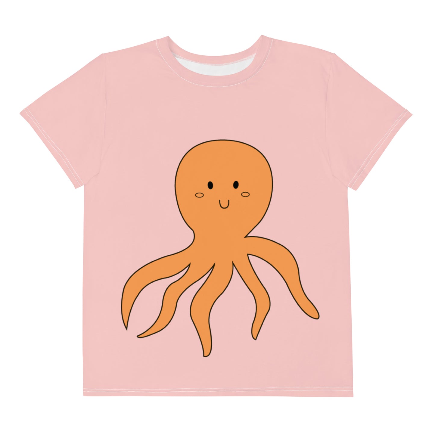 Kawaii Coloring Book "Undersea Collection" by Lulu Edge Youth Crew Neck T-shirt