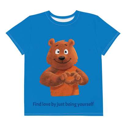 Buddha Bear by Lulu Edge "Zen Collection" Youth Crew Neck T-shirt