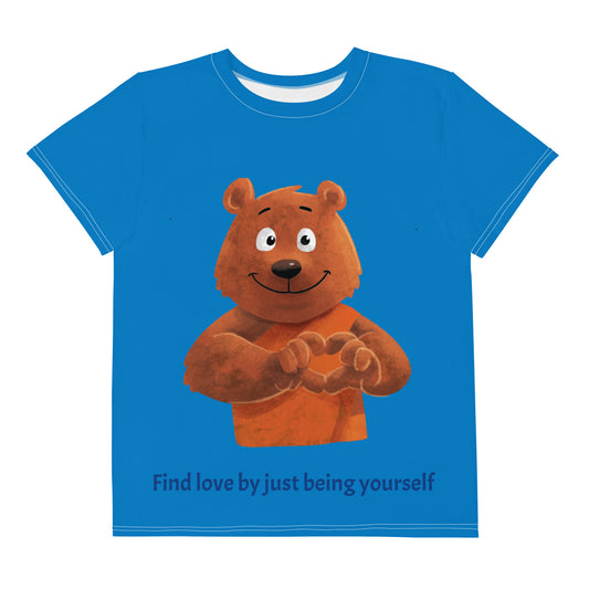 Buddha Bear by Lulu Edge "Zen Collection" Youth Crew Neck T-shirt