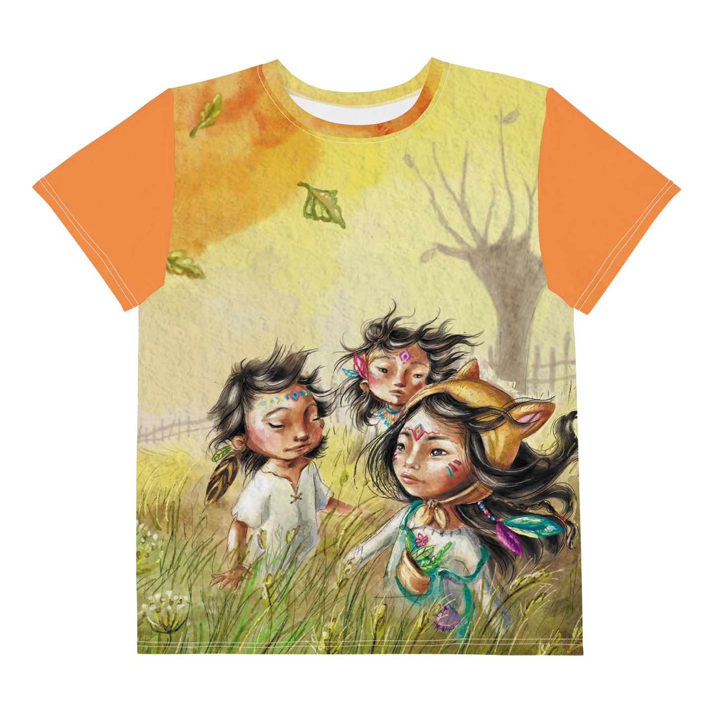 Nova the Butterfly Princess by Lulu Edge Butterfly Collection Youth crew neck t-shirt