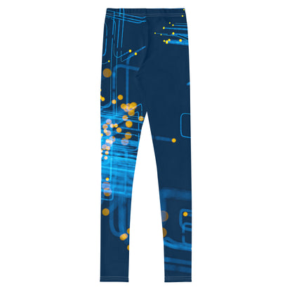 Cat Scientists "Mole-cool Collection" by Lulu Edge Youth Leggings