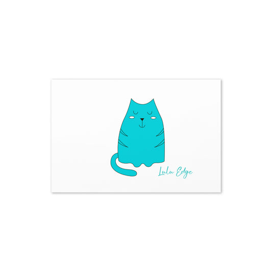 Kawaii Coloring Book "Cat Collection" by Lulu Edge Greeting Card