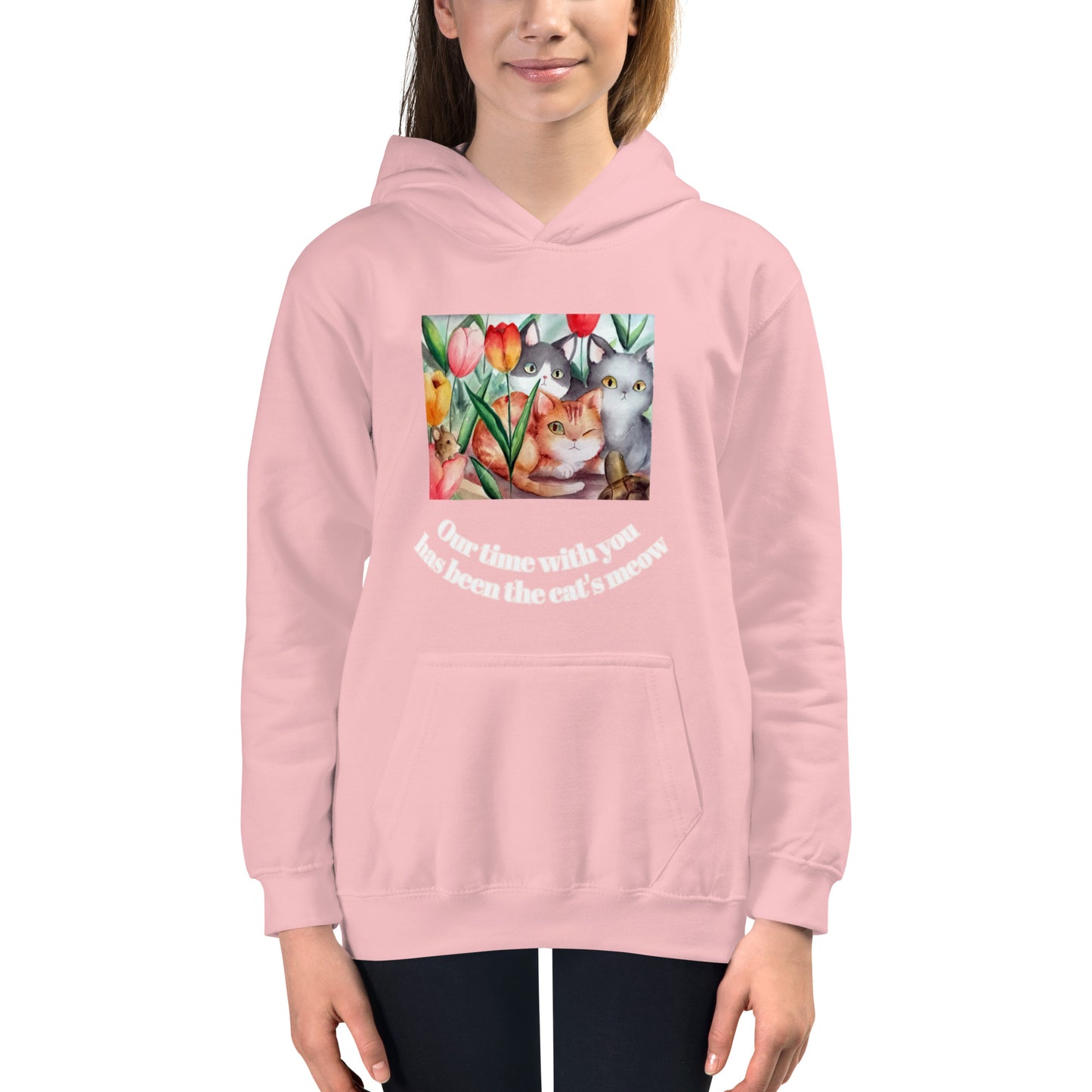 Cats Don't Like Baths "Spring Collection" by Lulu Edge Kids Hoodie