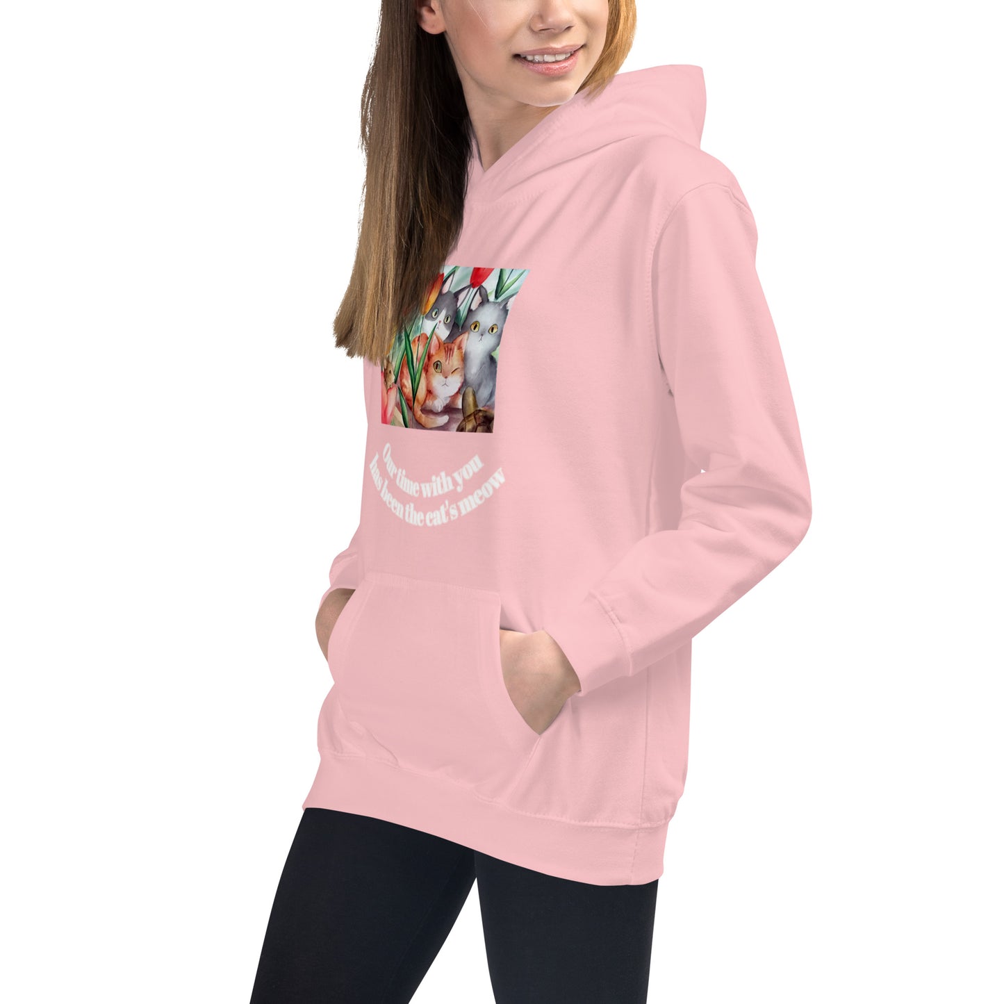 Cats Don't Like Baths "Spring Collection" by Lulu Edge Kids Hoodie