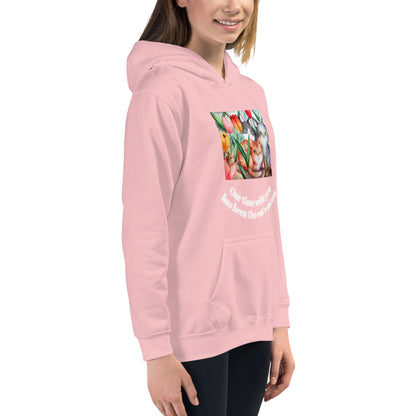 Cats Don't Like Baths "Spring Collection" by Lulu Edge Kids Hoodie