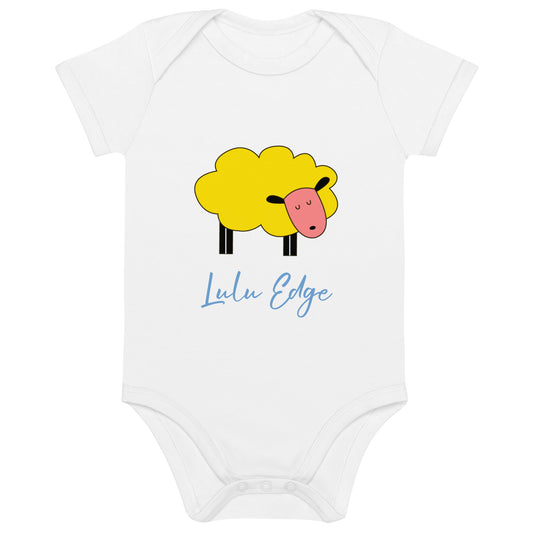 Kawaii Coloring Book "Farm Collection" by Lulu Edge Organic Cotton Baby Bodysuit