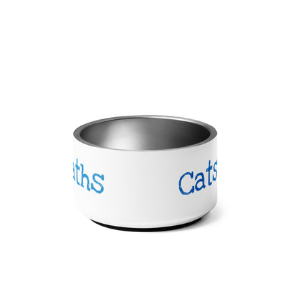 Cats Don't Like Baths "Cats in a Tub Collection" by Lulu Edge Pet Bowl