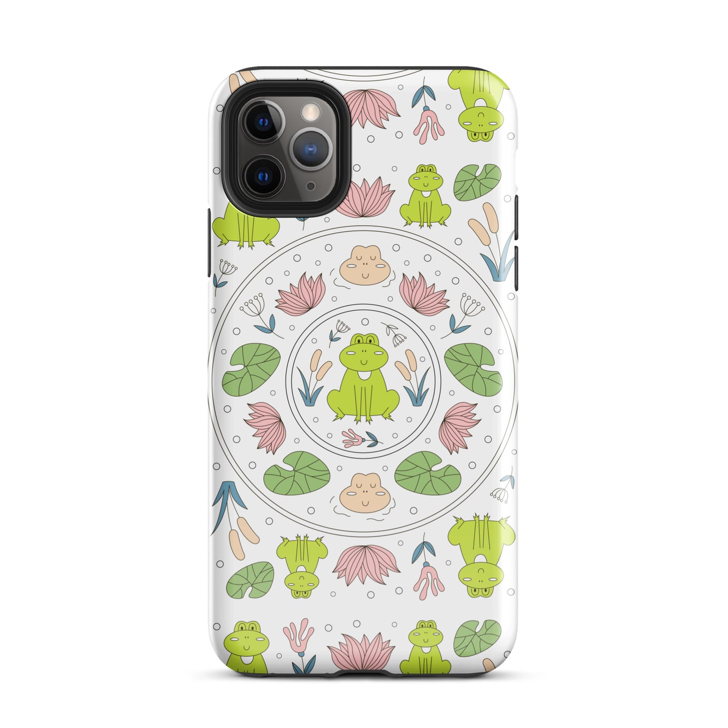 Kawaii Coloring Book by Lulu Edge Collection Frog Collection Tough Case for iPhone®