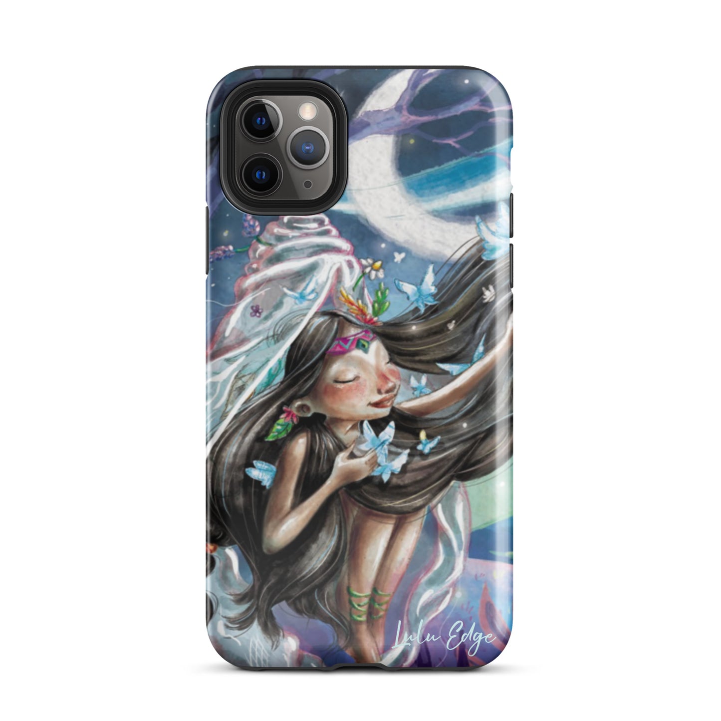 Nova the Butterfly Princess "Butterfly Collection" by Lulu Edge Tough Case for iPhone®