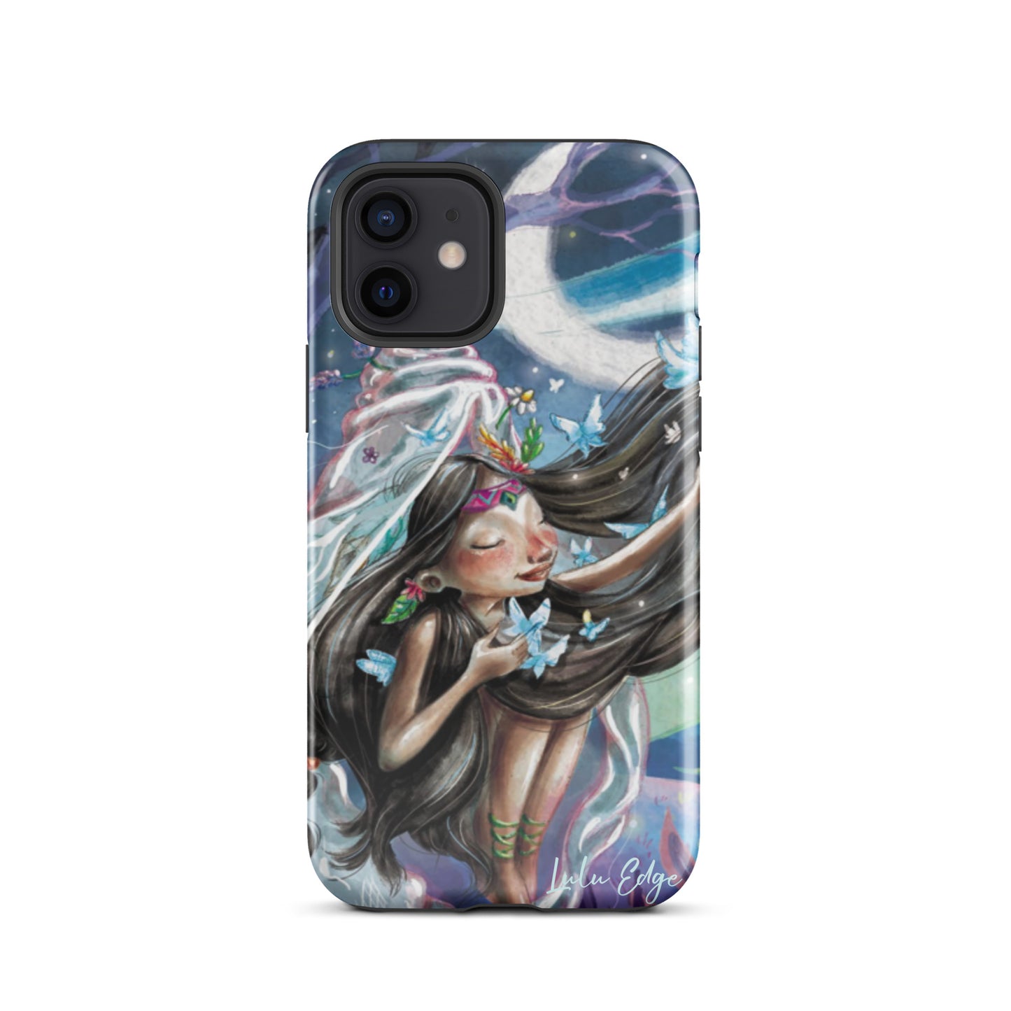 Nova the Butterfly Princess "Butterfly Collection" by Lulu Edge Tough Case for iPhone®