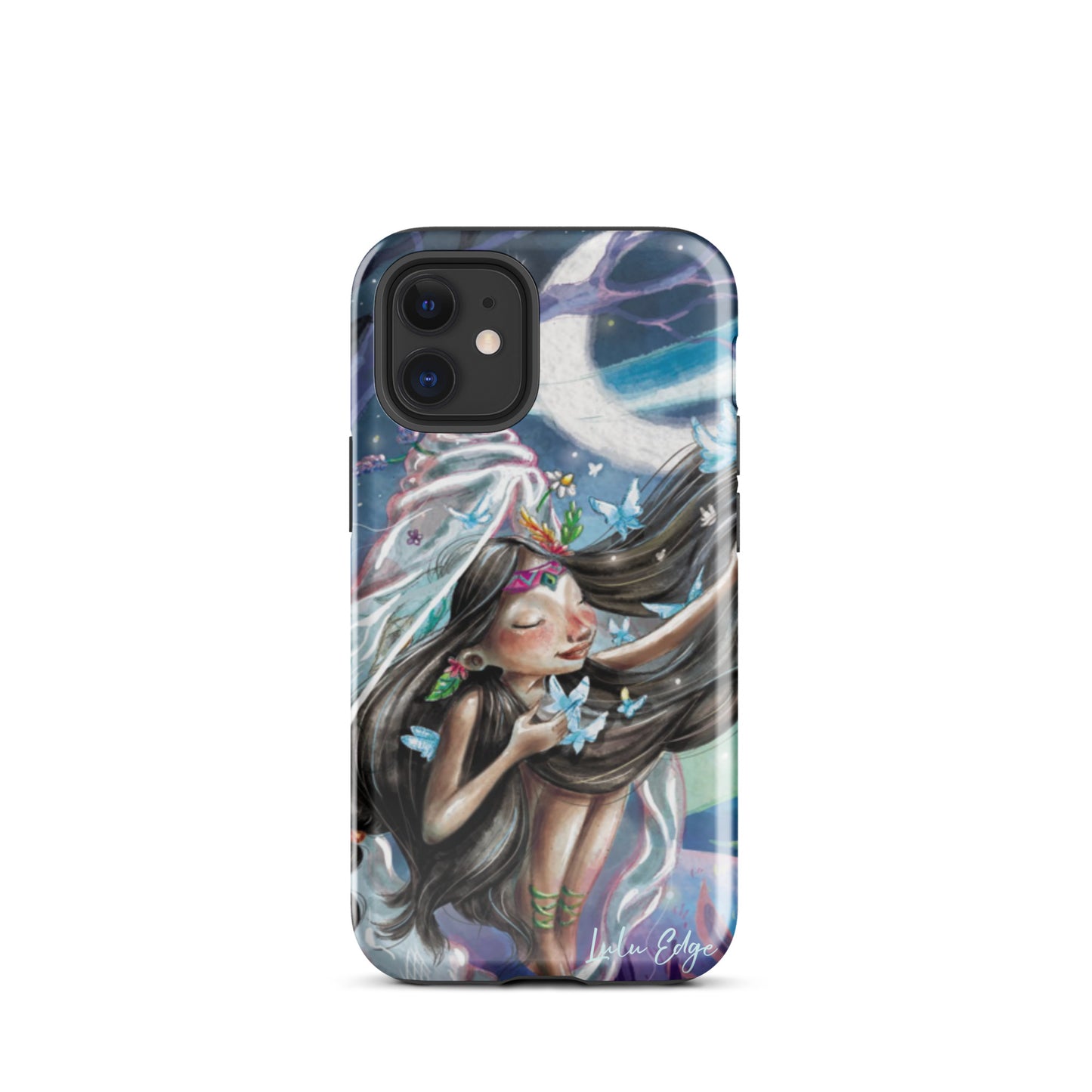 Nova the Butterfly Princess "Butterfly Collection" by Lulu Edge Tough Case for iPhone®