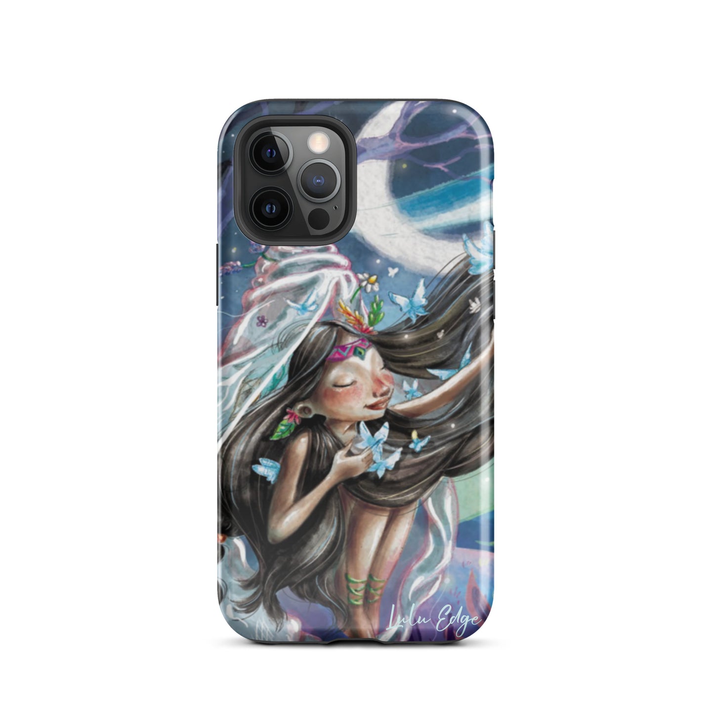 Nova the Butterfly Princess "Butterfly Collection" by Lulu Edge Tough Case for iPhone®