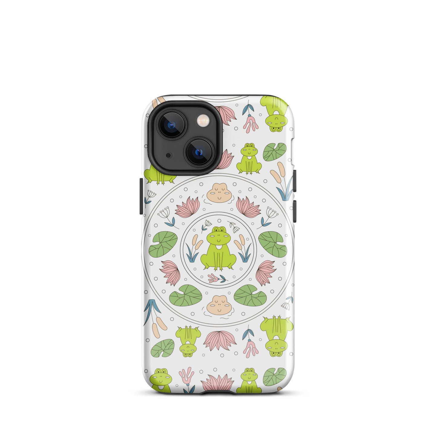 Kawaii Coloring Book by Lulu Edge Collection Frog Collection Tough Case for iPhone®