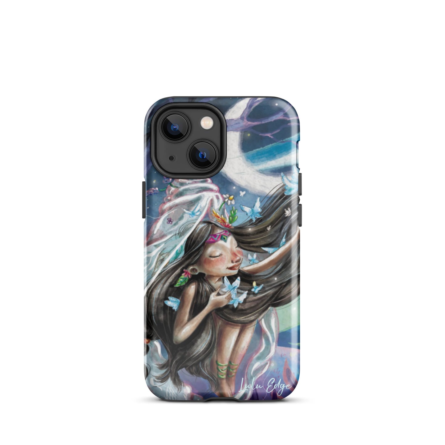 Nova the Butterfly Princess "Butterfly Collection" by Lulu Edge Tough Case for iPhone®