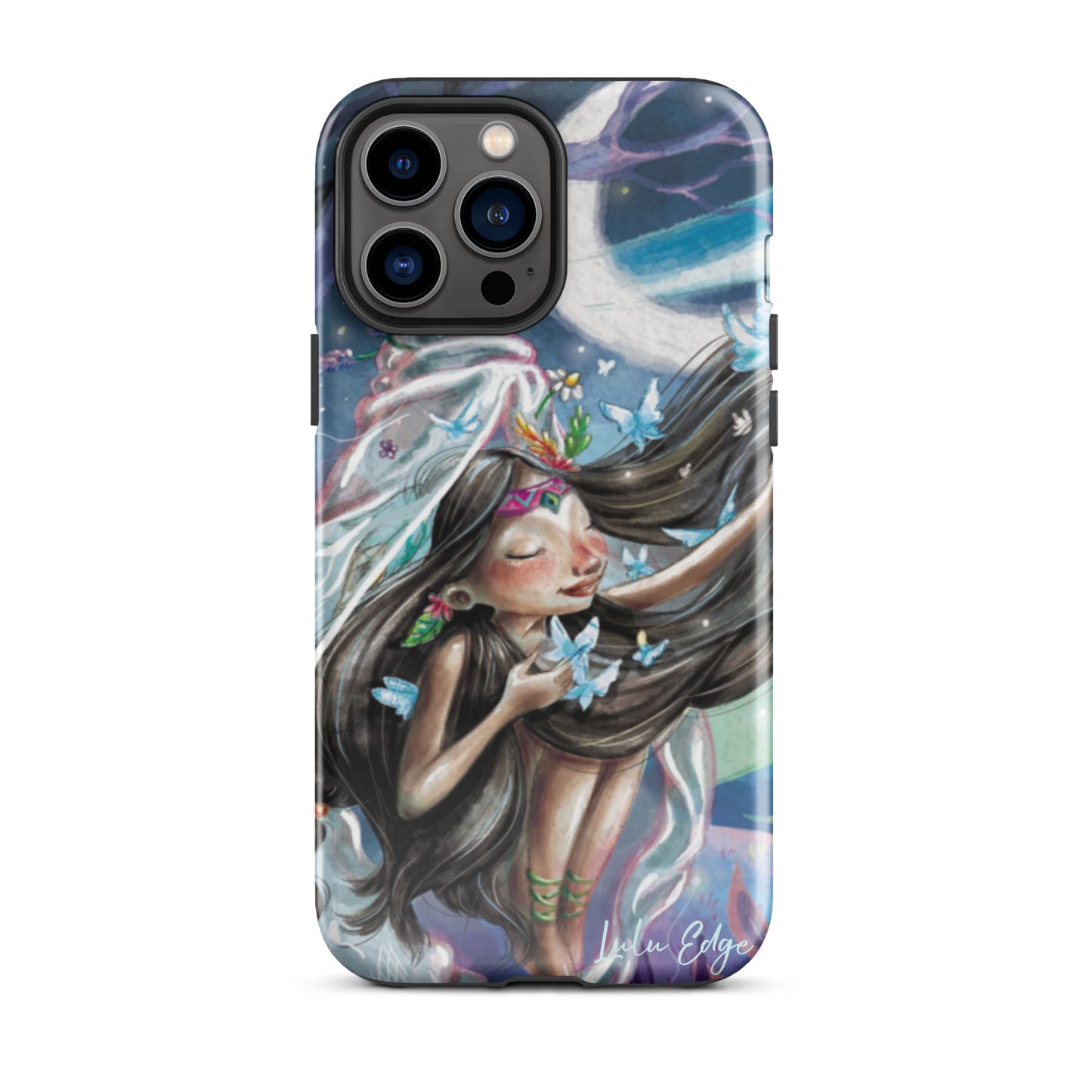 Nova the Butterfly Princess "Butterfly Collection" by Lulu Edge Tough Case for iPhone®