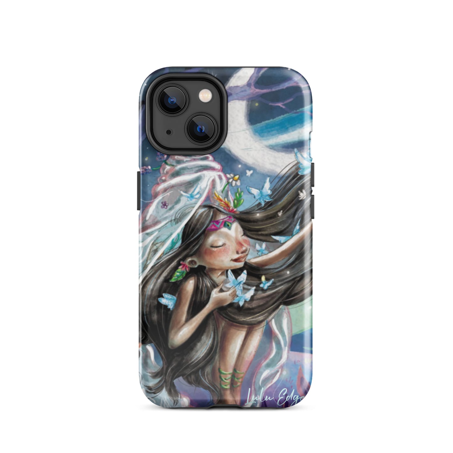 Nova the Butterfly Princess "Butterfly Collection" by Lulu Edge Tough Case for iPhone®