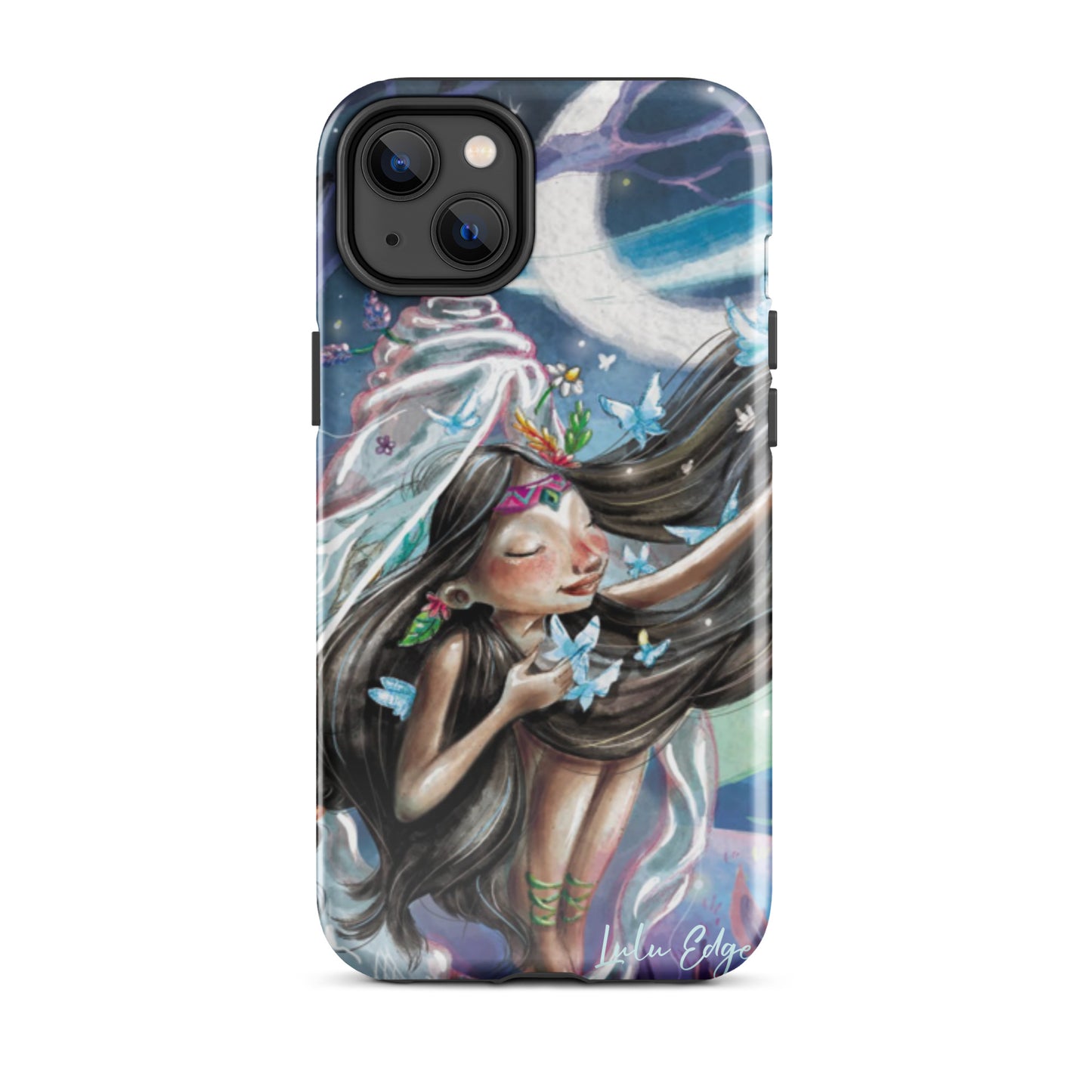 Nova the Butterfly Princess "Butterfly Collection" by Lulu Edge Tough Case for iPhone®