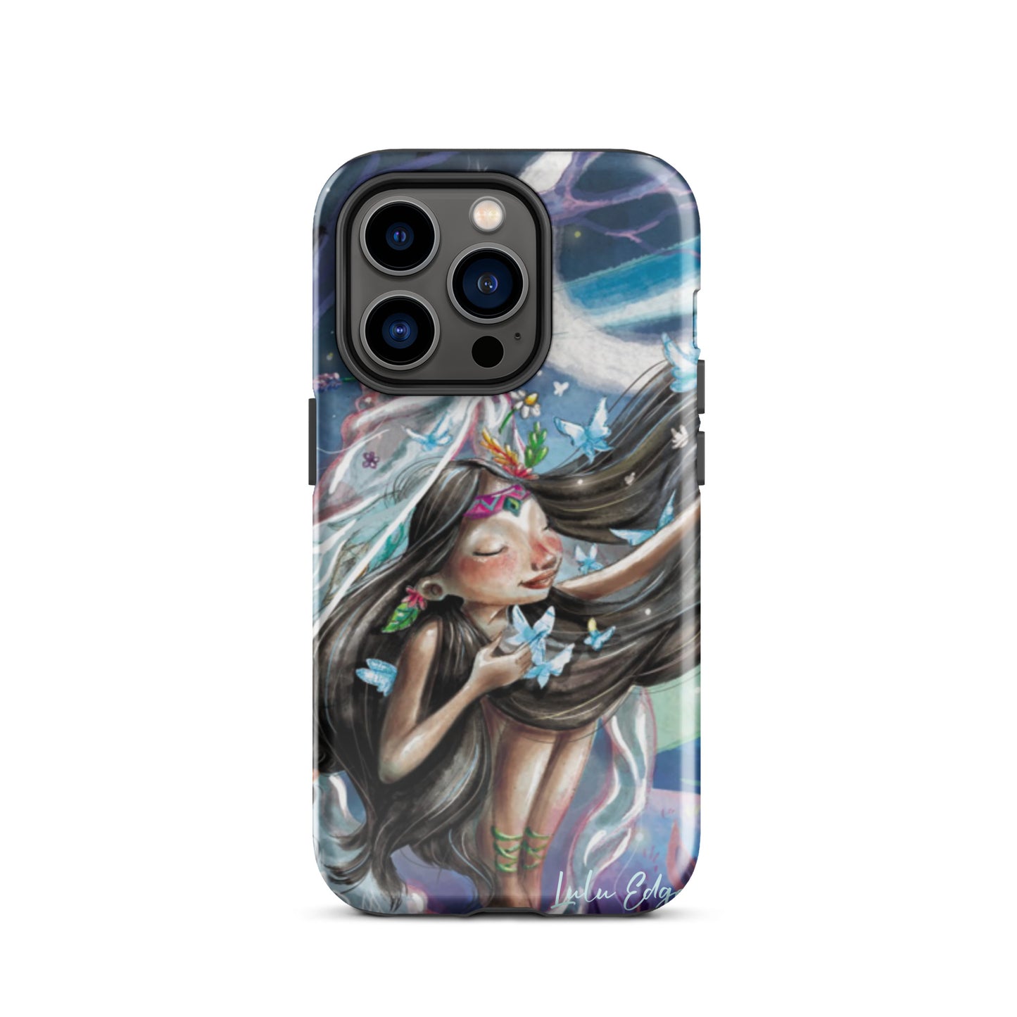 Nova the Butterfly Princess "Butterfly Collection" by Lulu Edge Tough Case for iPhone®