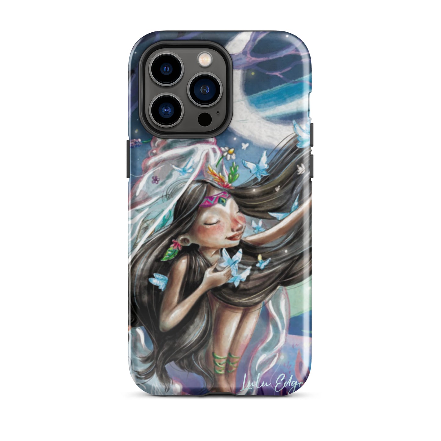 Nova the Butterfly Princess "Butterfly Collection" by Lulu Edge Tough Case for iPhone®