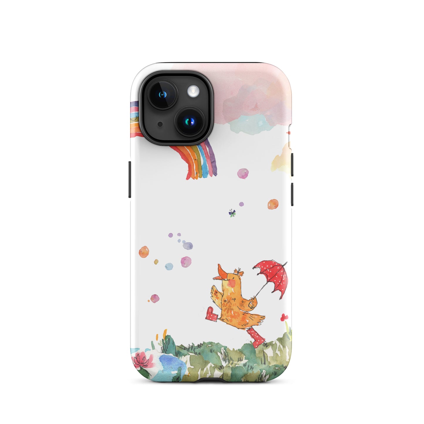 Penelope's Puddle Paddle Day "Rainbow Collection" by Lulu Edge Tough Case for iPhone®