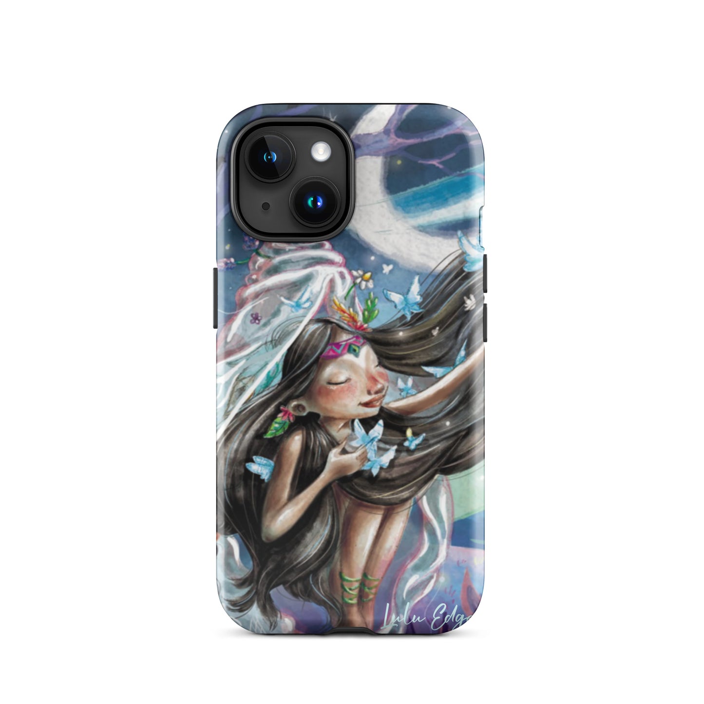 Nova the Butterfly Princess "Butterfly Collection" by Lulu Edge Tough Case for iPhone®