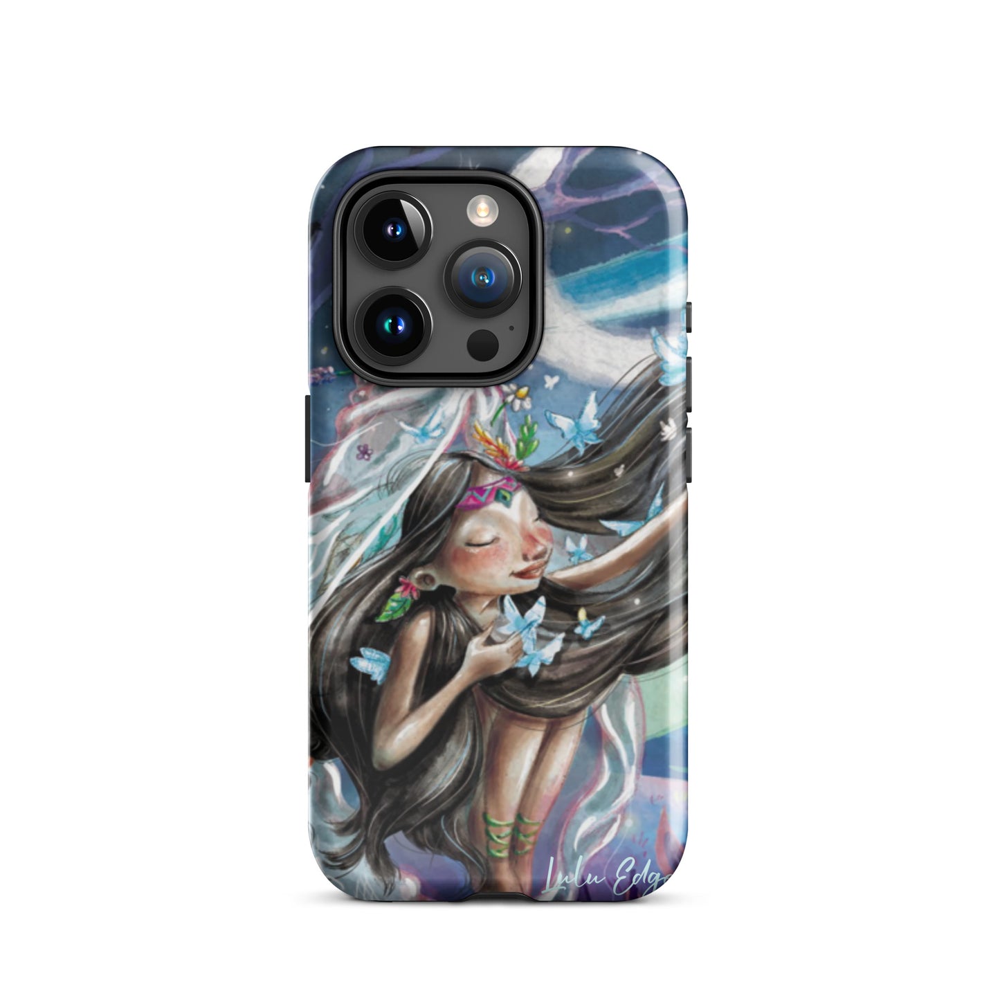 Nova the Butterfly Princess "Butterfly Collection" by Lulu Edge Tough Case for iPhone®