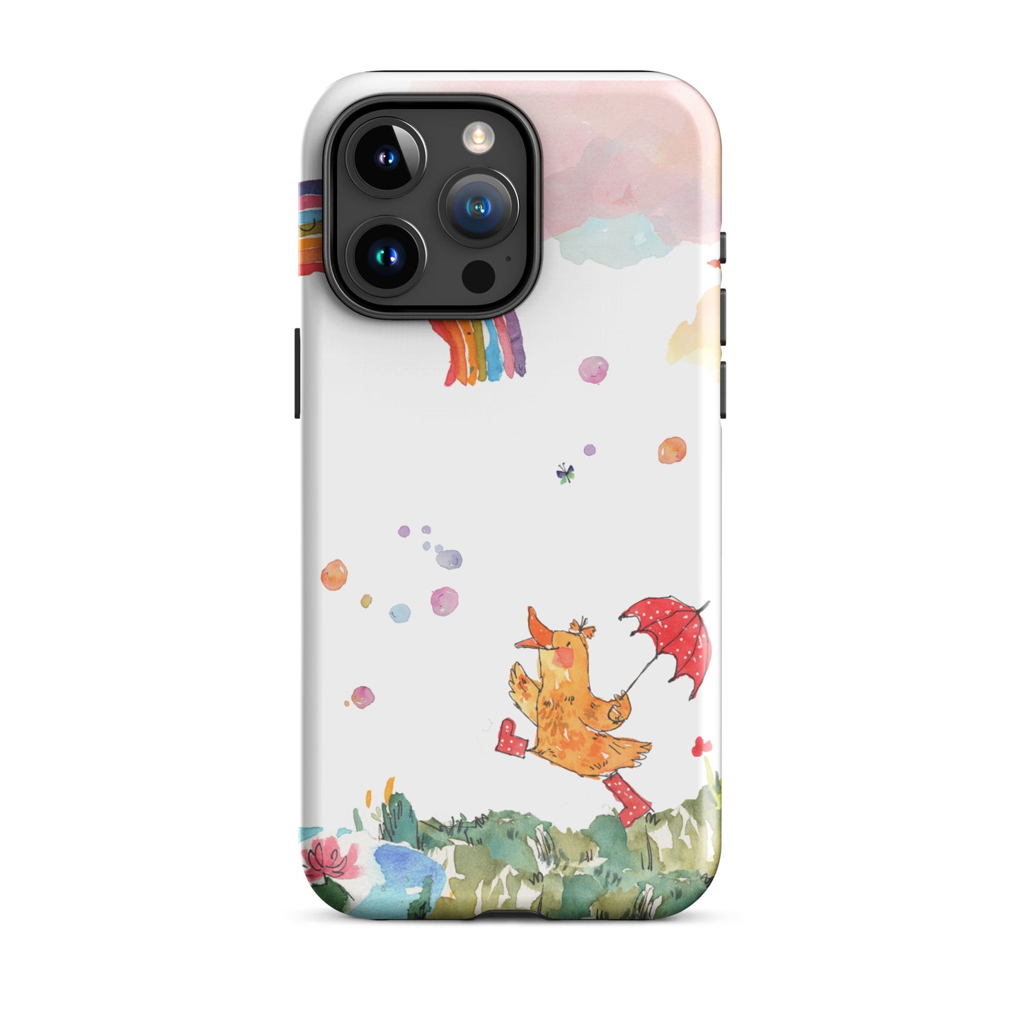 Penelope's Puddle Paddle Day "Rainbow Collection" by Lulu Edge Tough Case for iPhone®