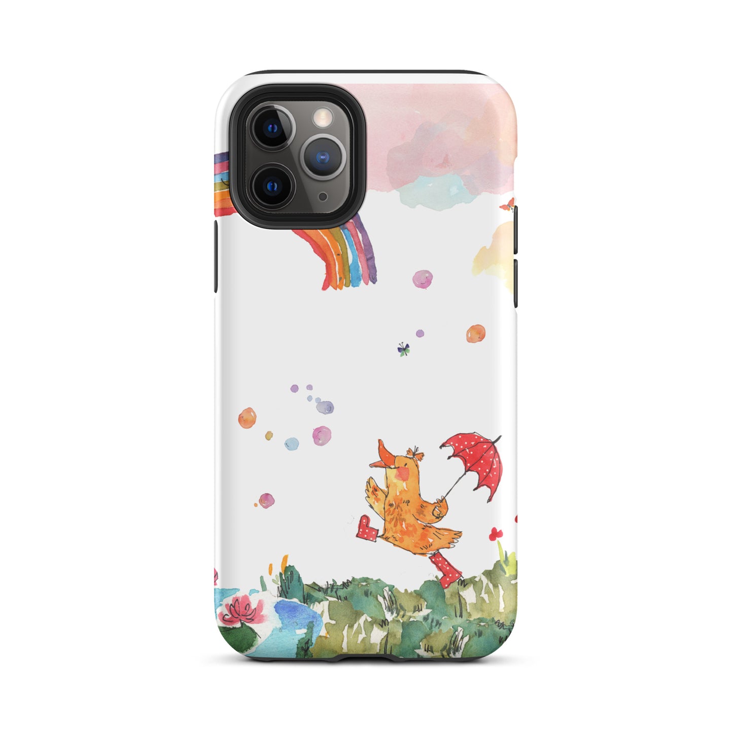 Penelope's Puddle Paddle Day "Rainbow Collection" by Lulu Edge Tough Case for iPhone®