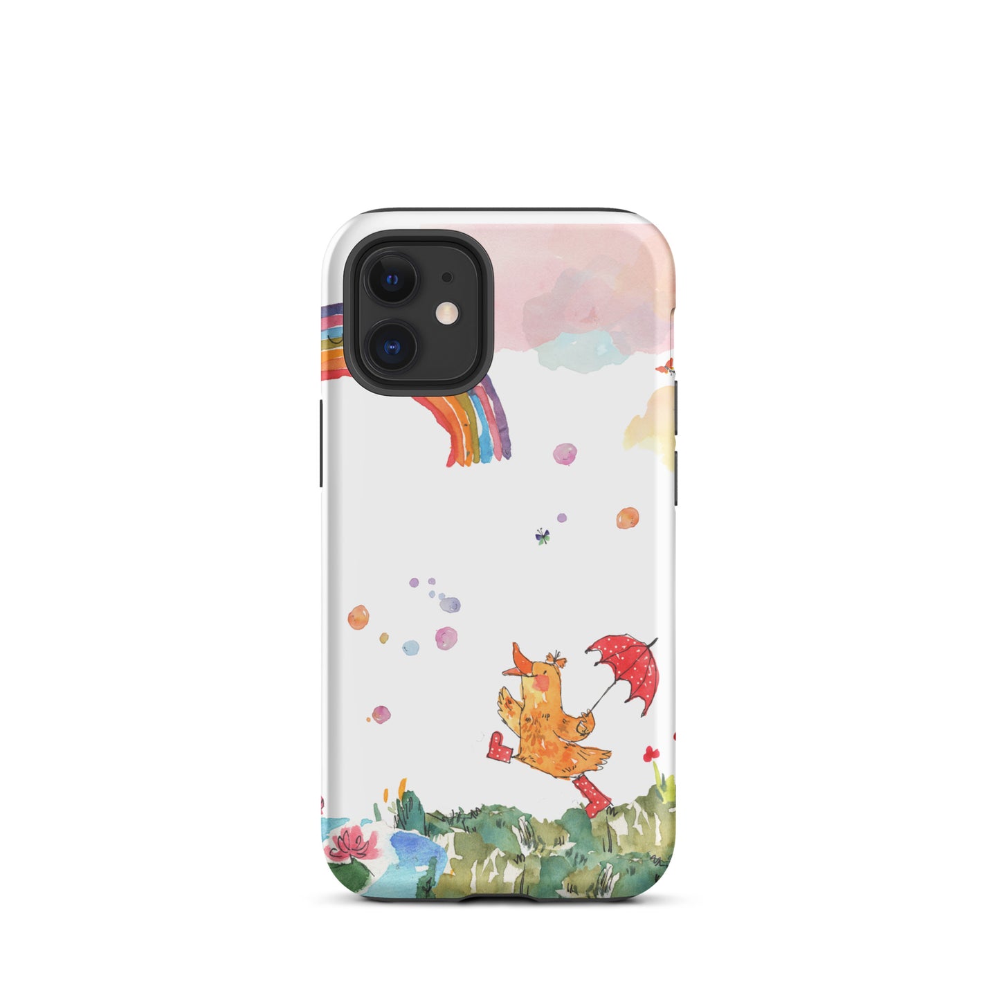 Penelope's Puddle Paddle Day "Rainbow Collection" by Lulu Edge Tough Case for iPhone®