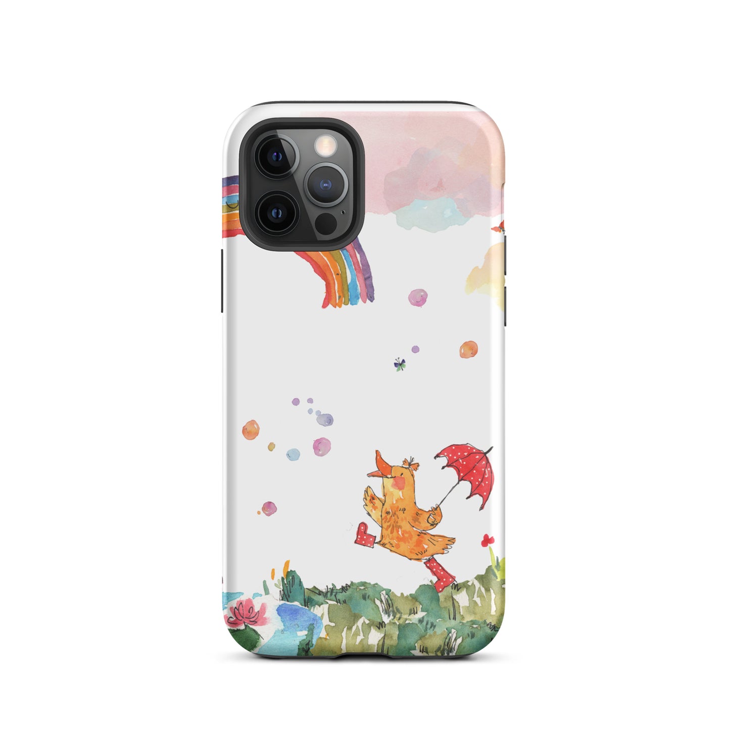 Penelope's Puddle Paddle Day "Rainbow Collection" by Lulu Edge Tough Case for iPhone®