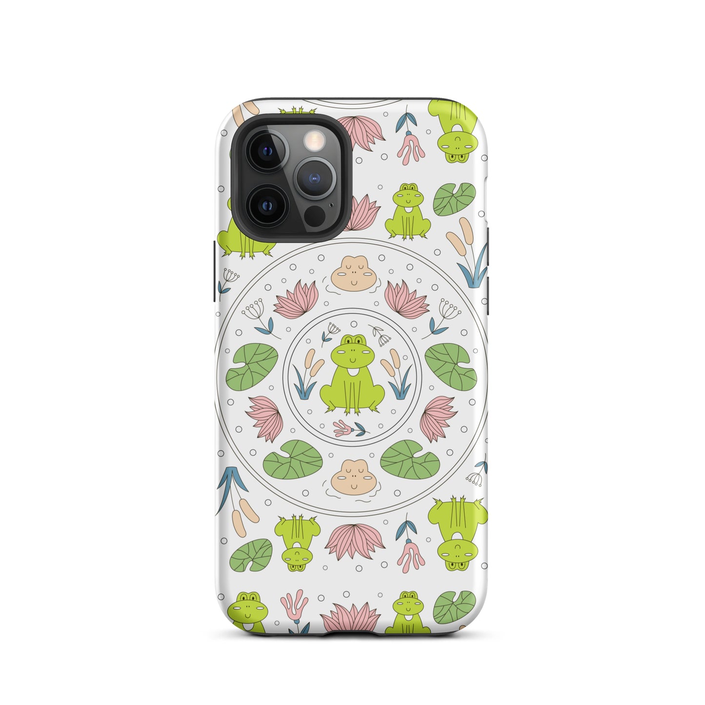 Kawaii Coloring Book by Lulu Edge Collection Frog Collection Tough Case for iPhone®