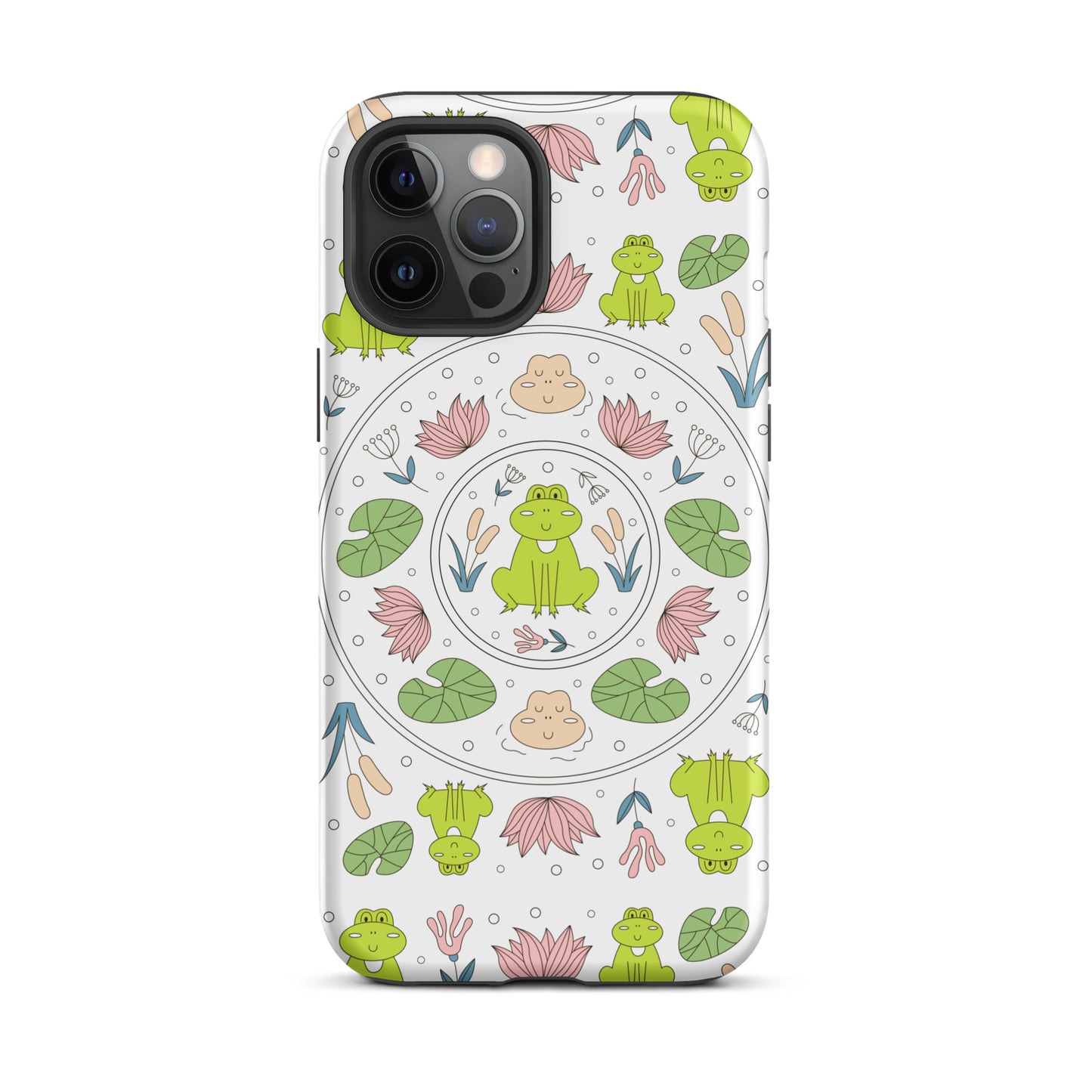 Kawaii Coloring Book by Lulu Edge Collection Frog Collection Tough Case for iPhone®