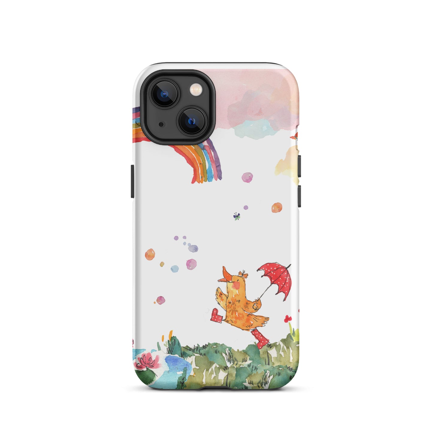 Penelope's Puddle Paddle Day "Rainbow Collection" by Lulu Edge Tough Case for iPhone®