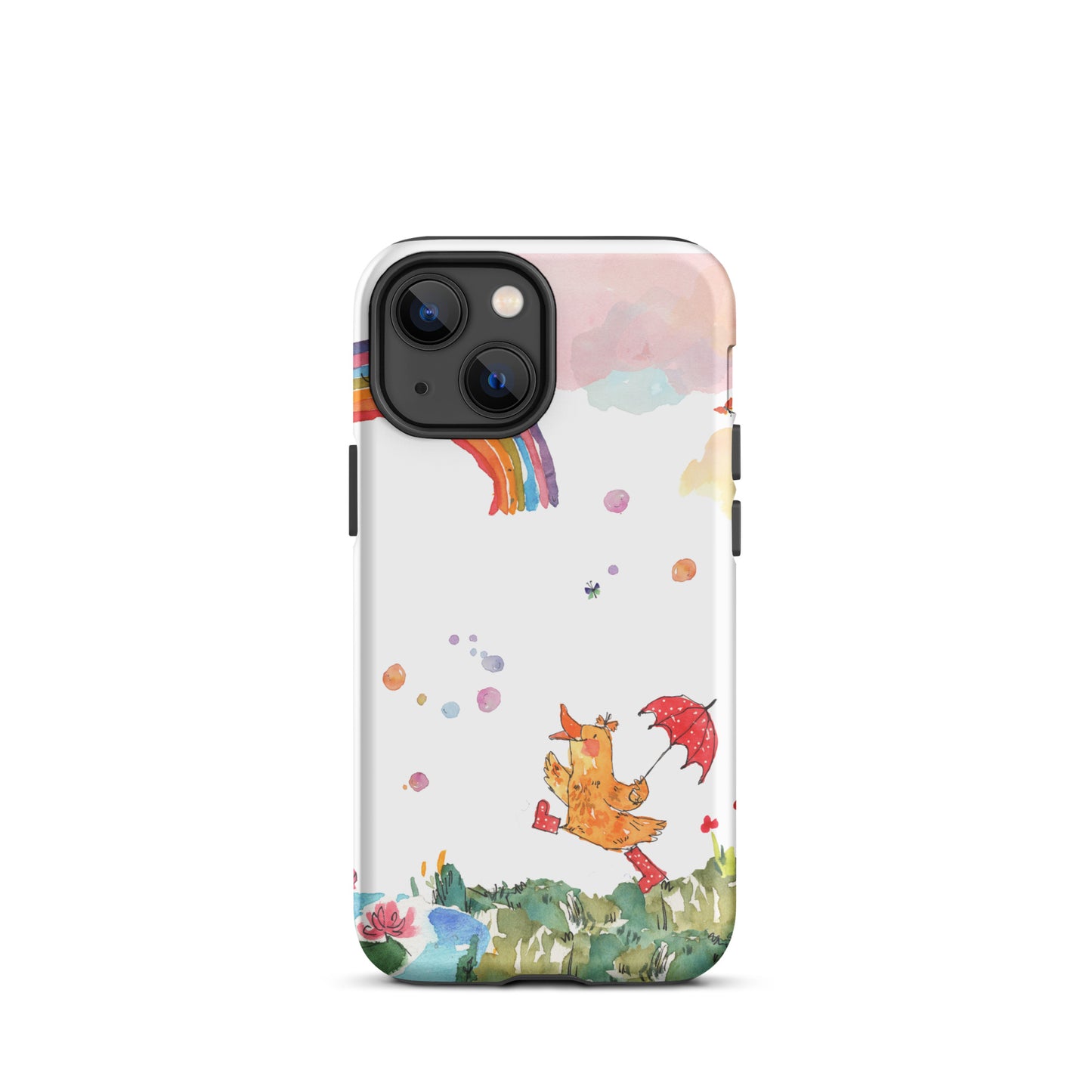 Penelope's Puddle Paddle Day "Rainbow Collection" by Lulu Edge Tough Case for iPhone®