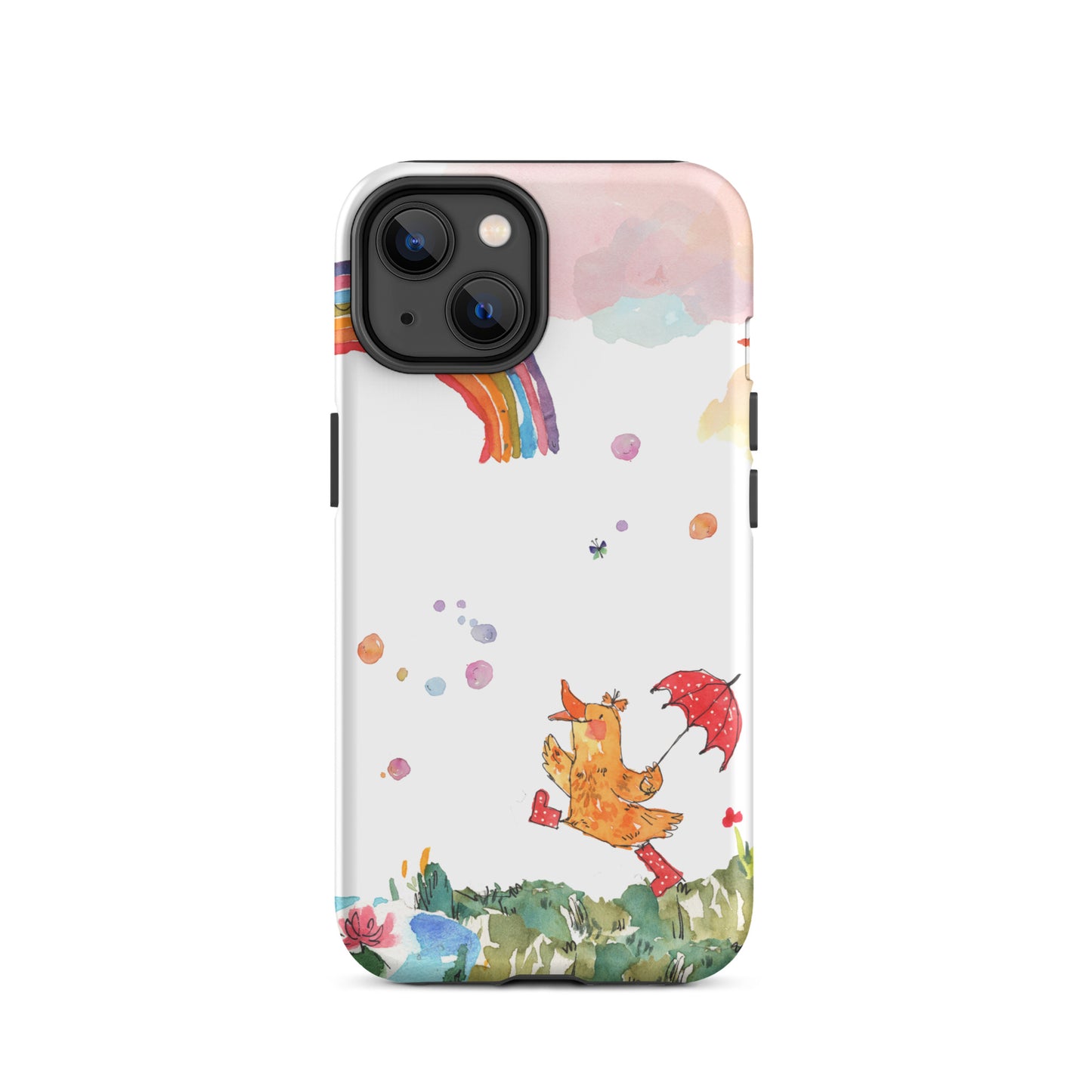 Penelope's Puddle Paddle Day "Rainbow Collection" by Lulu Edge Tough Case for iPhone®