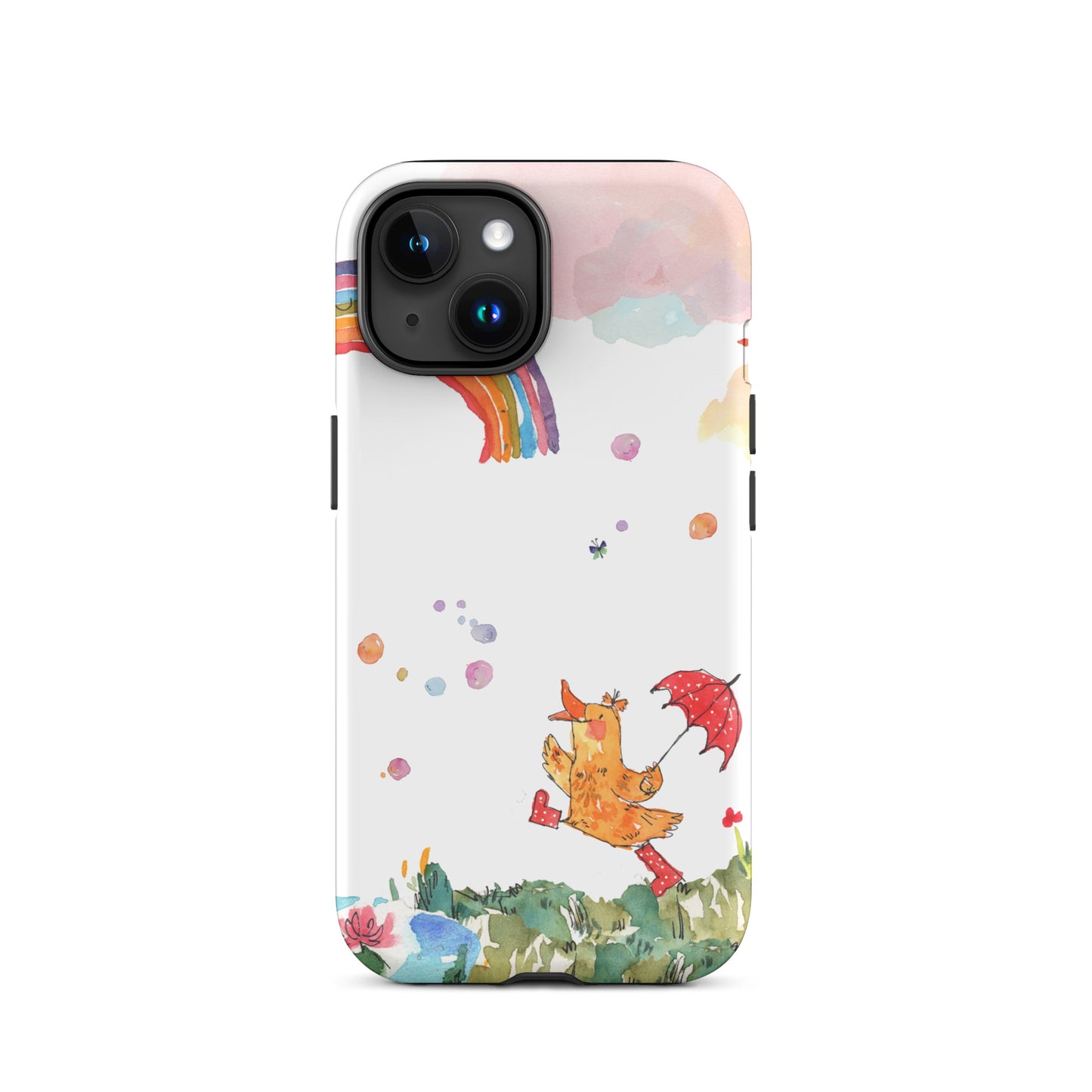 Penelope's Puddle Paddle Day "Rainbow Collection" by Lulu Edge Tough Case for iPhone®