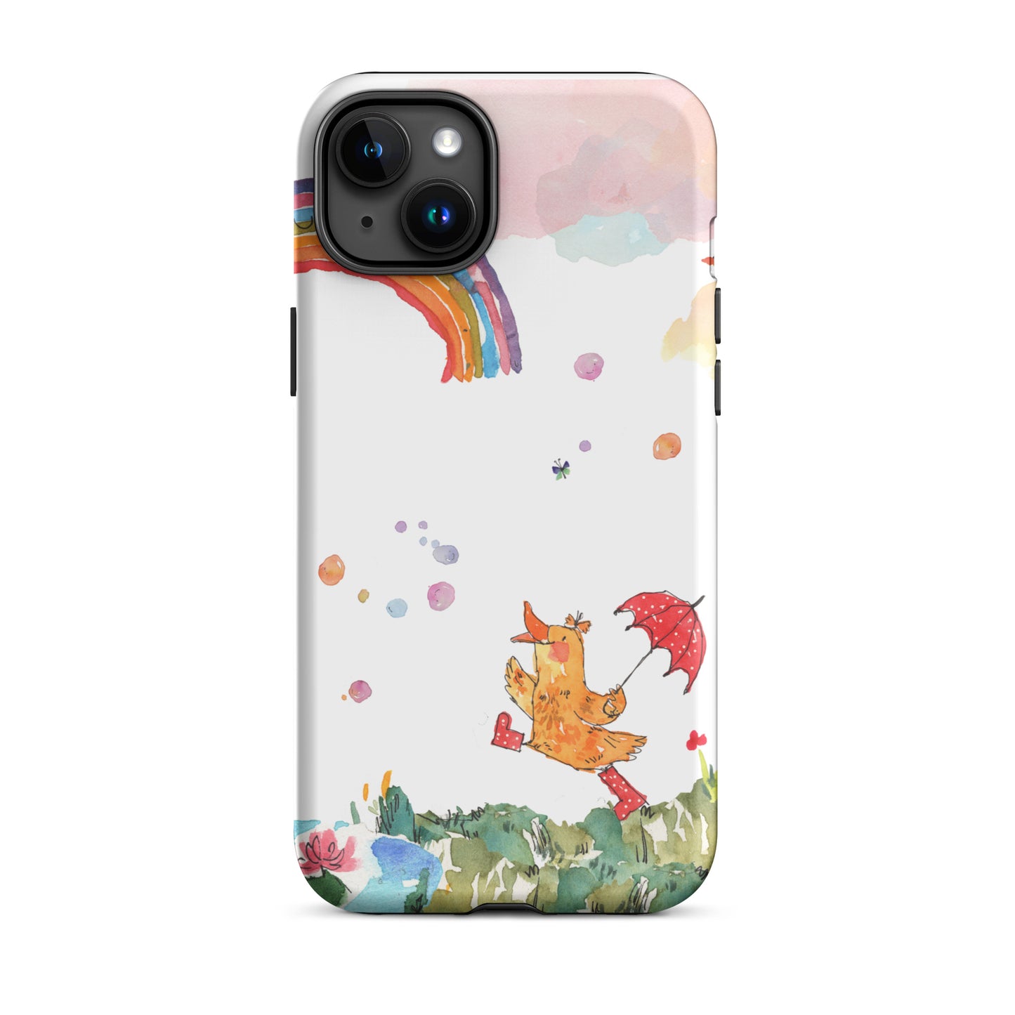 Penelope's Puddle Paddle Day "Rainbow Collection" by Lulu Edge Tough Case for iPhone®