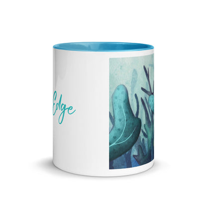 Wisdom of the Ocean "Seahorse Collection" by Lulu Edge Mug with Color Inside