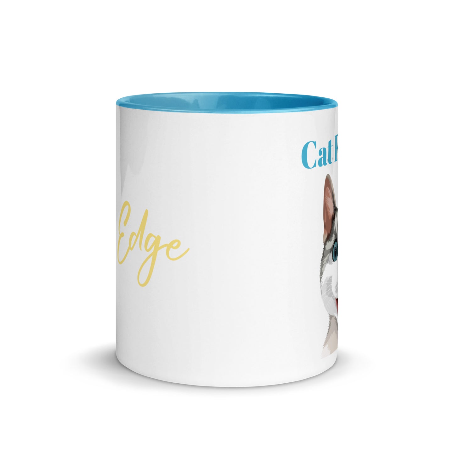 Cat Feelings "Cats with Cattitude Collection" by Lulu Edge Mug with Color Inside