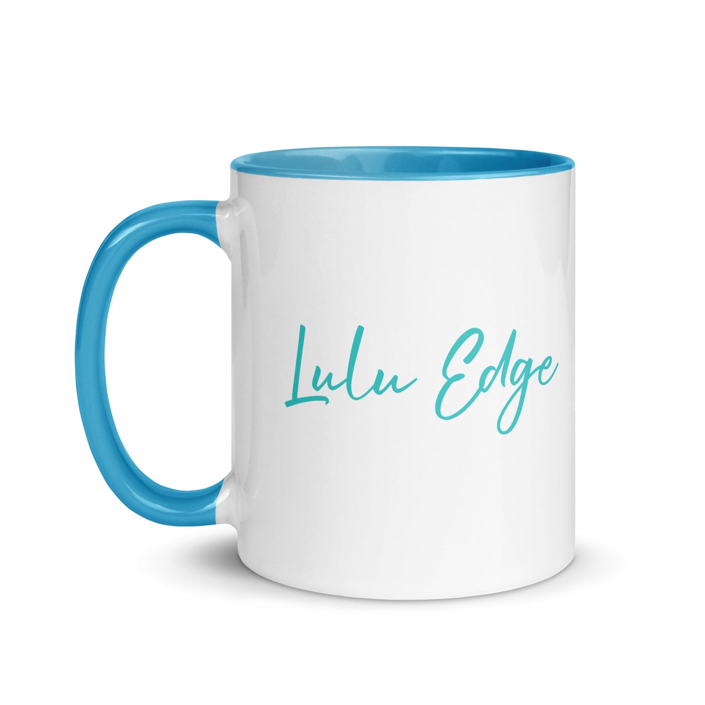 Wisdom of the Ocean "Seahorse Collection" by Lulu Edge Mug with Color Inside