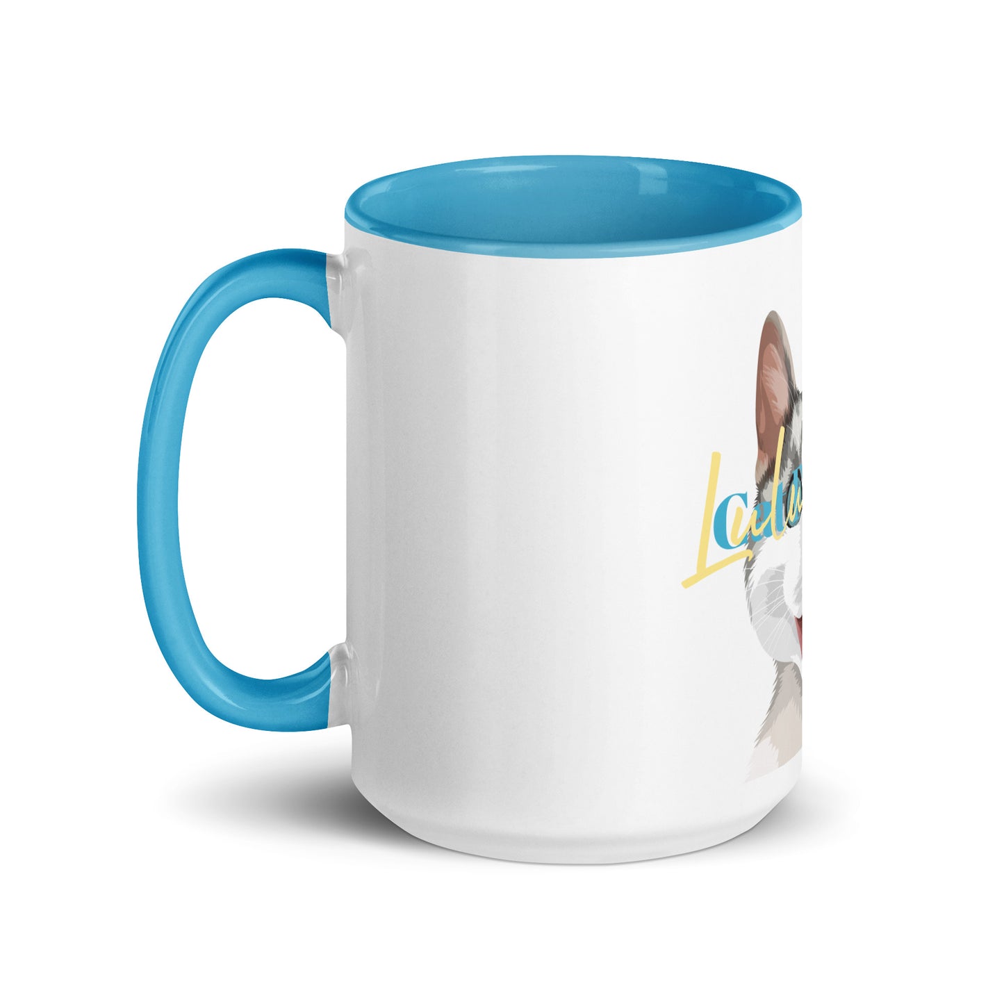 Cat Feelings "Cats with Cattitude Collection" by Lulu Edge Mug with Color Inside