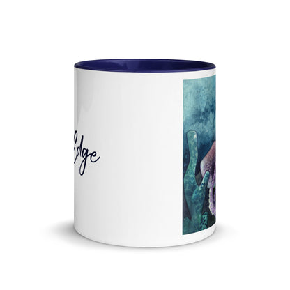 Wisdom of the Ocean "Seahorse Collection" by Lulu Edge Mug with Color Inside