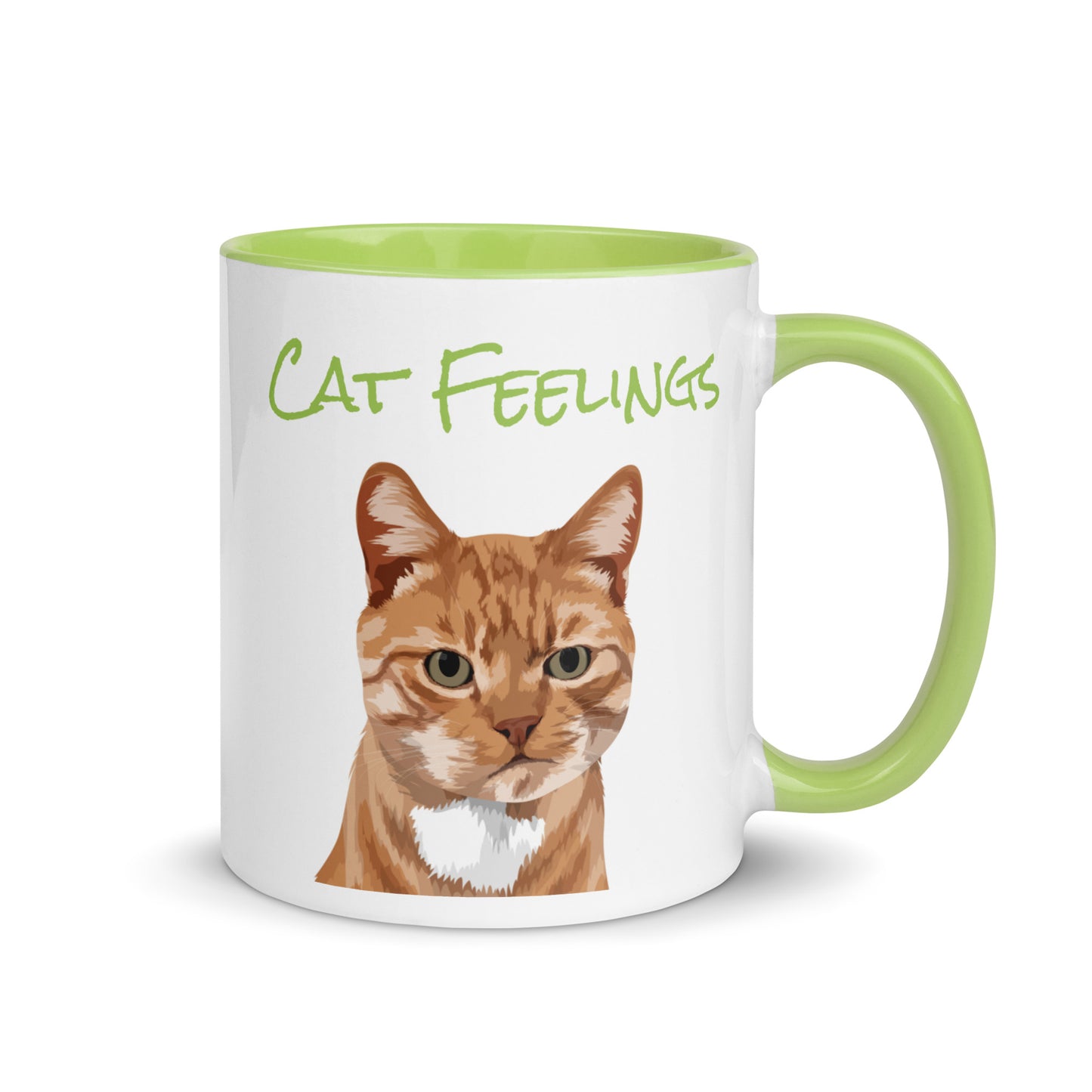 Cat Feelings "Cats with Cattitude Collection" by Lulu Edge Mug with Color Inside