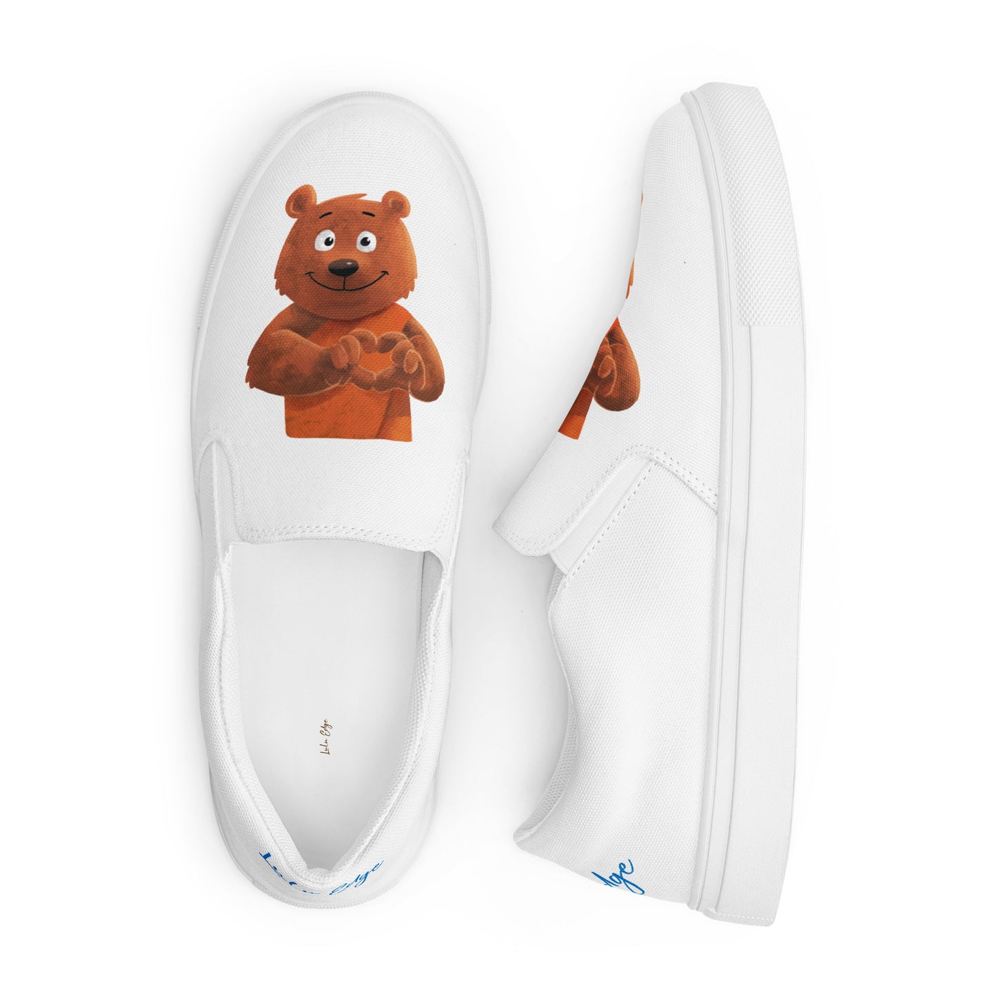 Buddha Bear "Zen Collection" by Lulu Edge Women’s Slip-on Canvas Shoes