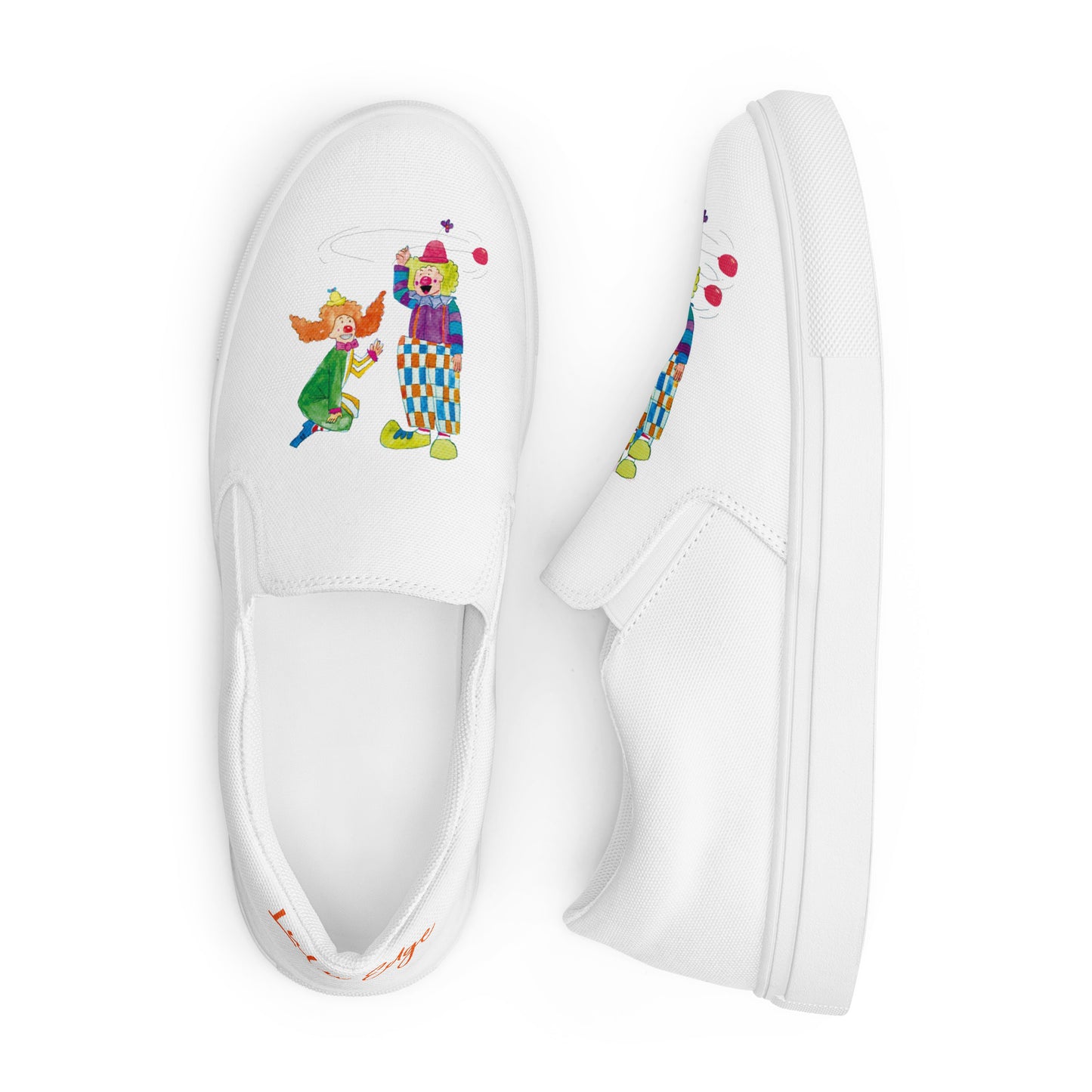 Science Mysteries "Circus Collection" by Lulu Edge Women’s Slip-on Canvas Shoes