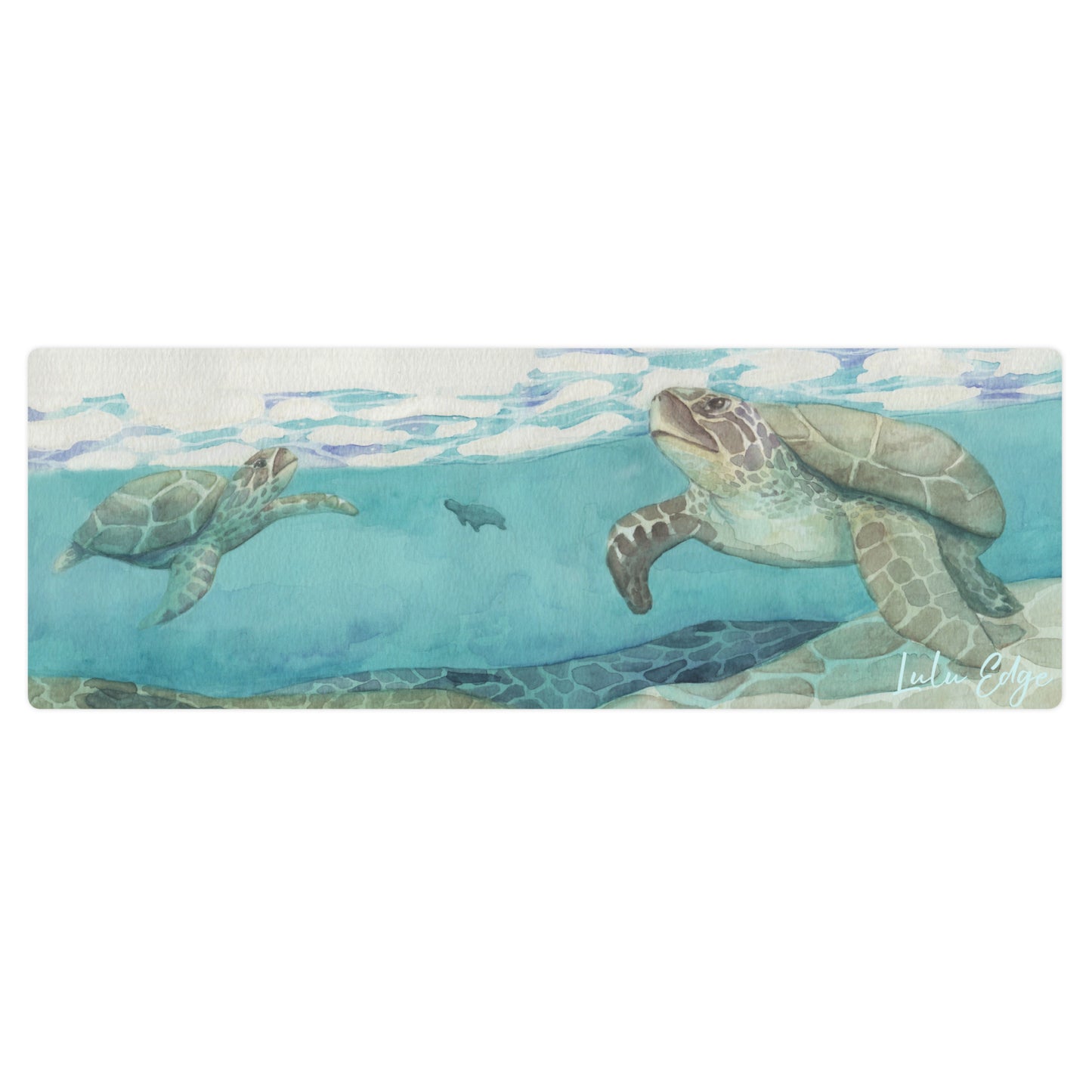 Wisdom of the Ocean "Seahorse Collection" by Lulu Edge Yoga Mat