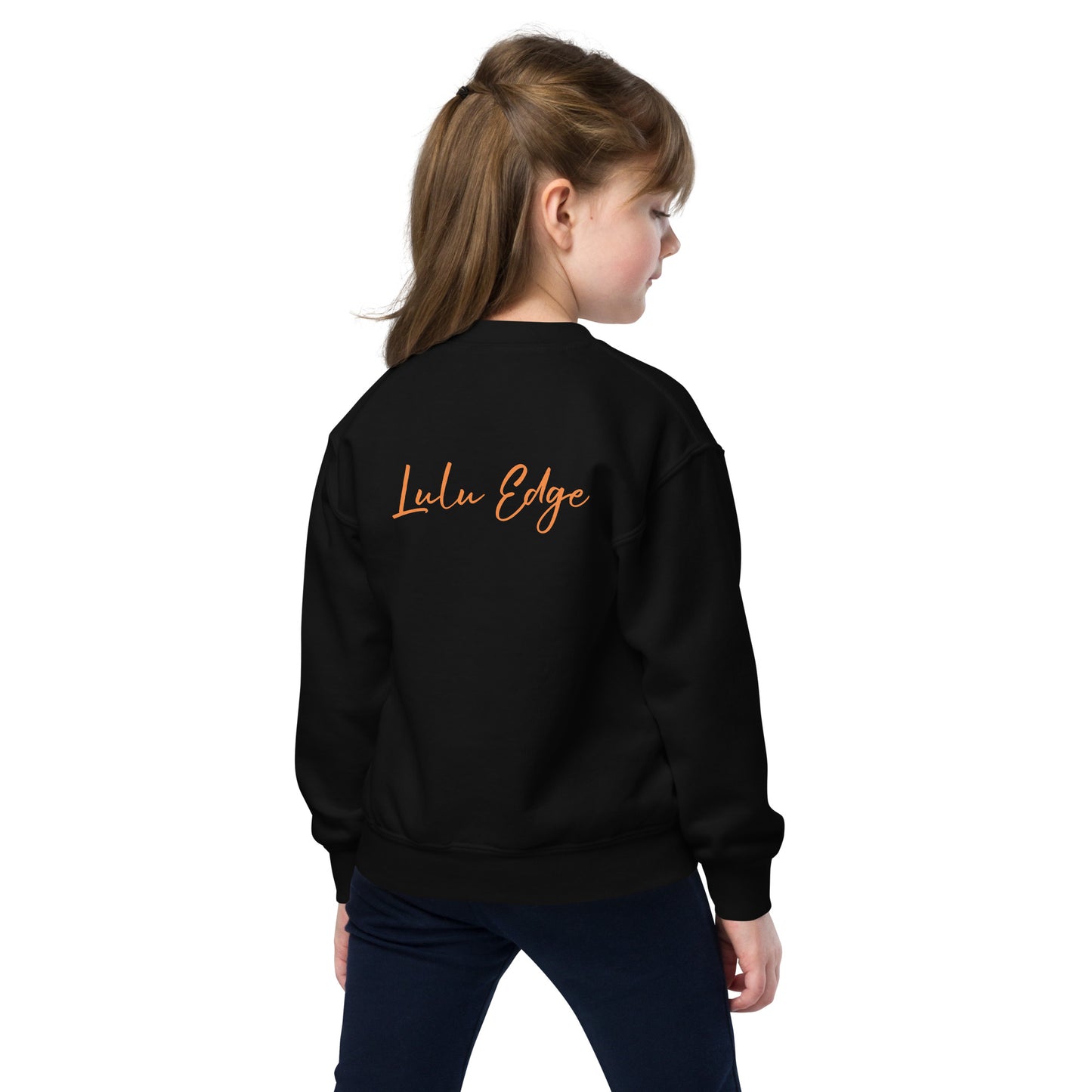 Cats Don't Like Baths "Fall Collection" by Lulu Edge Youth Crewneck Sweatshirt