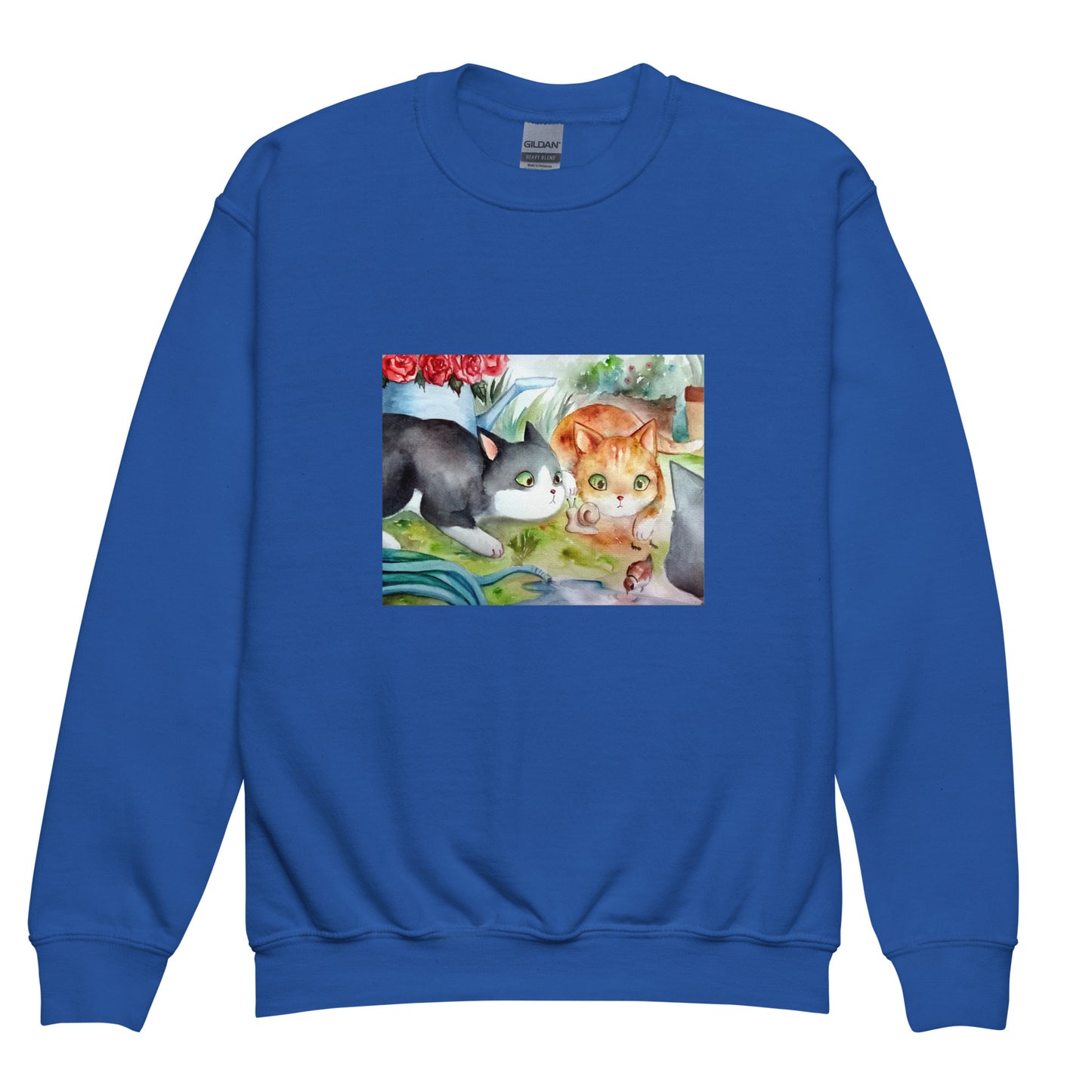 Cat's Don't Like Baths "Summer Collection" by Lulu Edge Youth Crewneck Sweatshirt