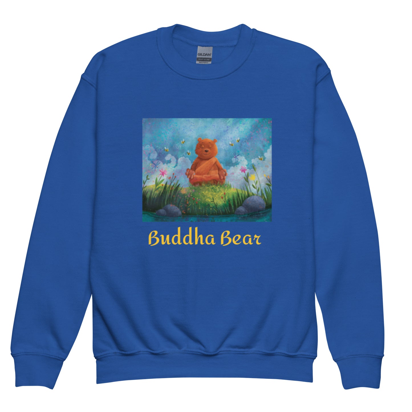 Buddha Bear "Zen Collection" Youth Crewneck Sweatshirt