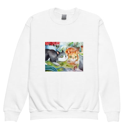 Cat's Don't Like Baths "Summer Collection" by Lulu Edge Youth Crewneck Sweatshirt